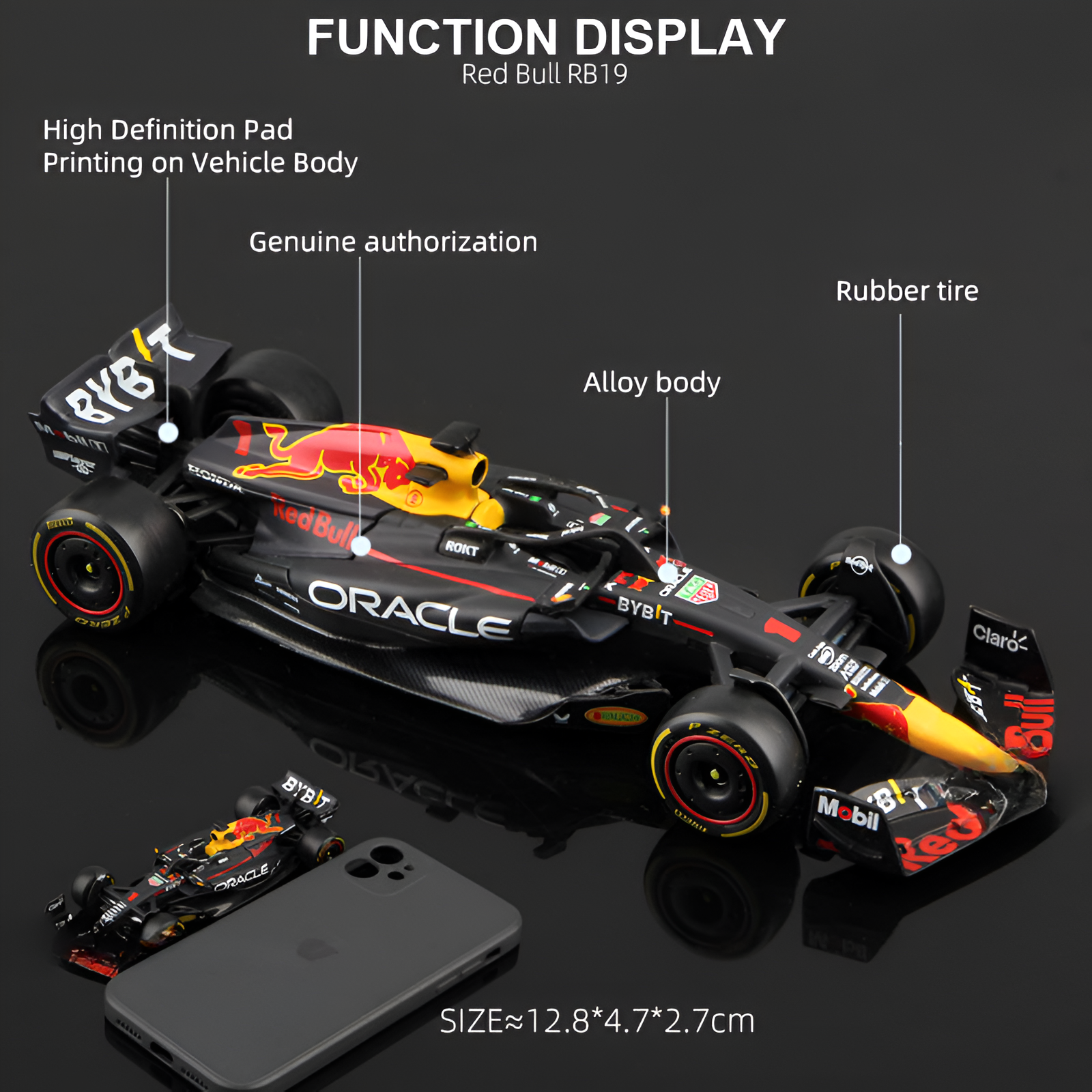 Max Verstappen 1:43 Scale F1 Car